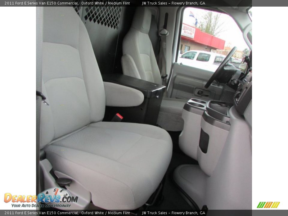 2011 Ford E Series Van E150 Commercial Oxford White / Medium Flint Photo #27