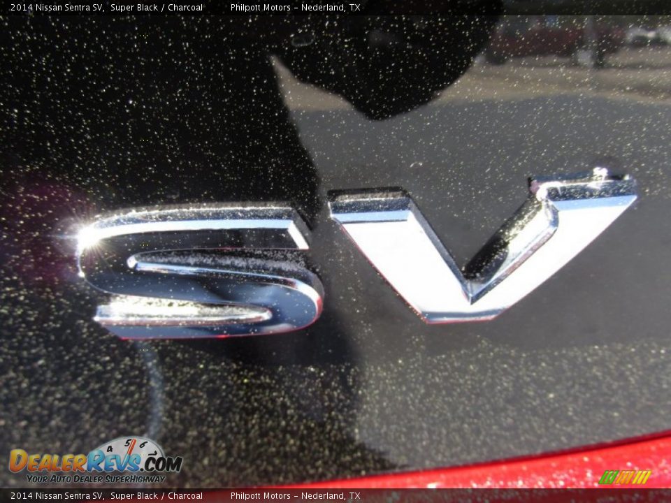 2014 Nissan Sentra SV Super Black / Charcoal Photo #16