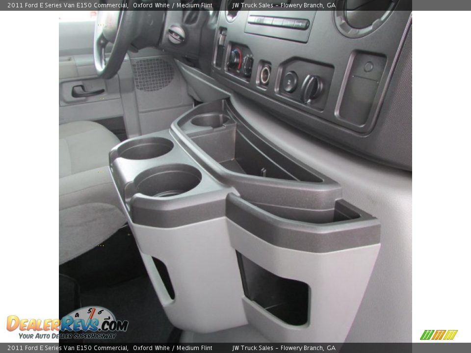 2011 Ford E Series Van E150 Commercial Oxford White / Medium Flint Photo #35