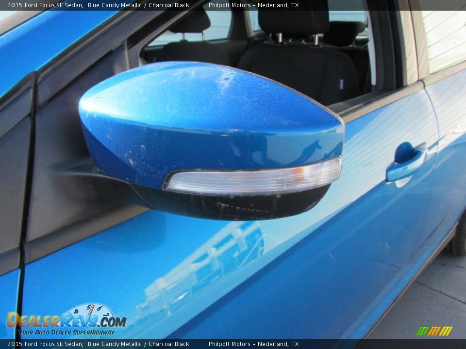 2015 Ford Focus SE Sedan Blue Candy Metallic / Charcoal Black Photo #12