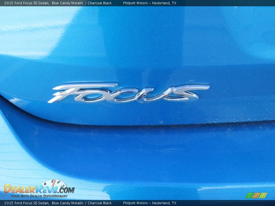 2015 Ford Focus SE Sedan Blue Candy Metallic / Charcoal Black Photo #13