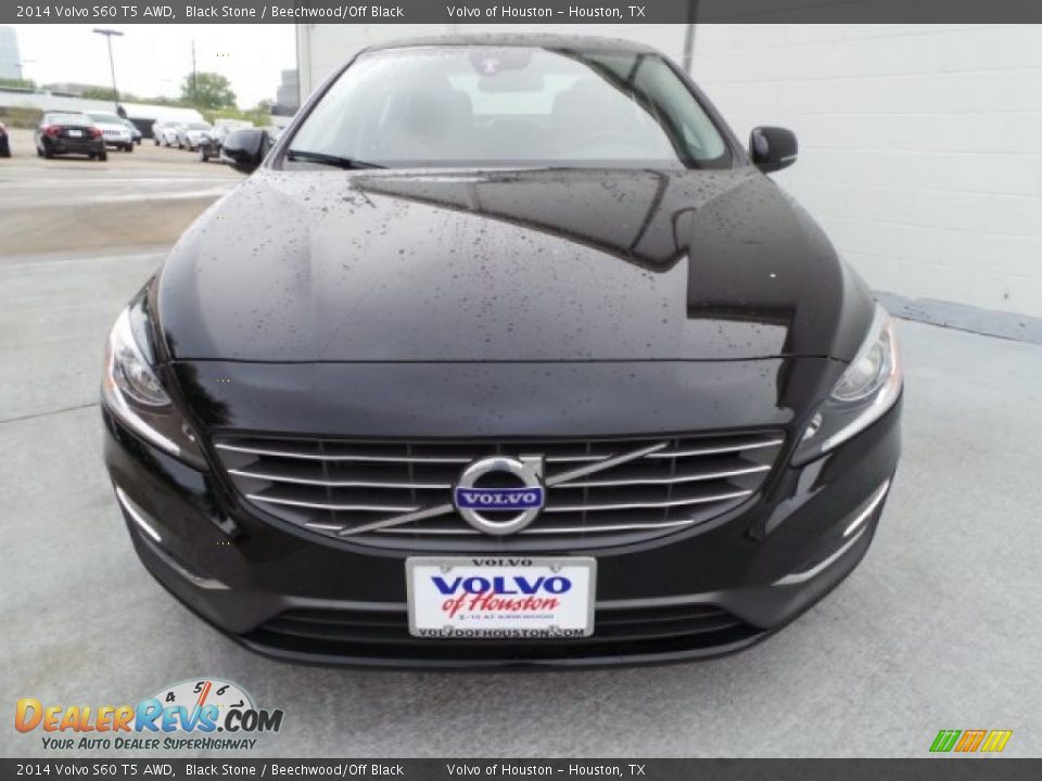 2014 Volvo S60 T5 AWD Black Stone / Beechwood/Off Black Photo #2