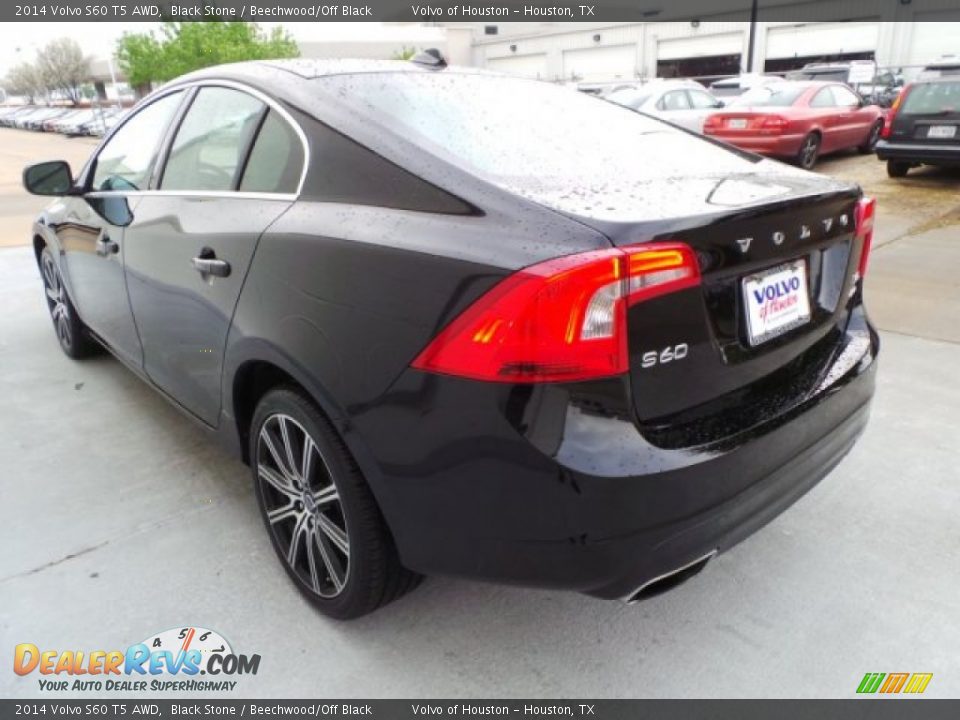 2014 Volvo S60 T5 AWD Black Stone / Beechwood/Off Black Photo #4