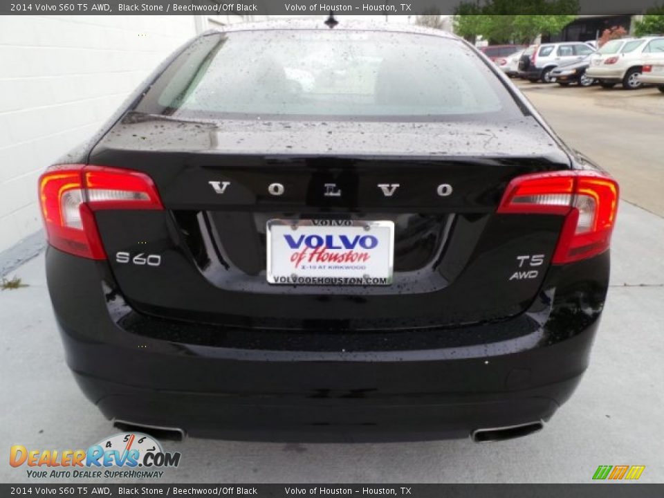 2014 Volvo S60 T5 AWD Black Stone / Beechwood/Off Black Photo #5