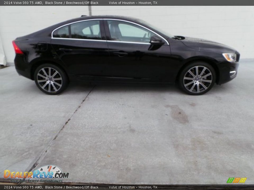 2014 Volvo S60 T5 AWD Black Stone / Beechwood/Off Black Photo #7