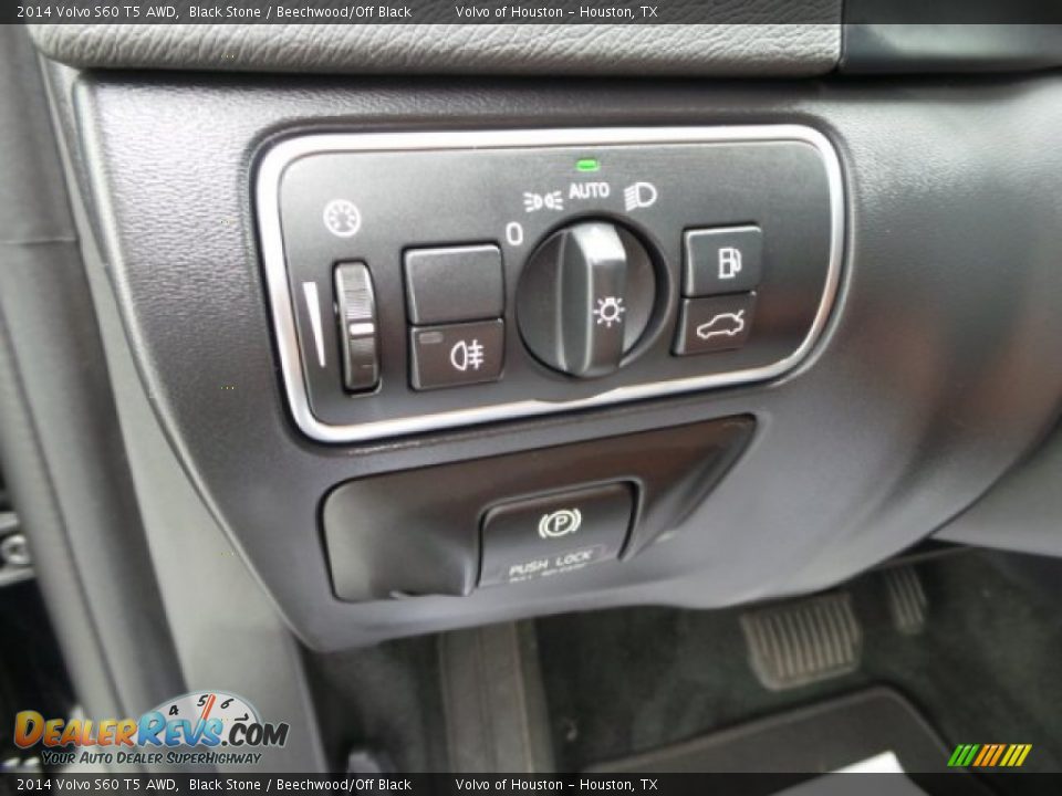 2014 Volvo S60 T5 AWD Black Stone / Beechwood/Off Black Photo #16