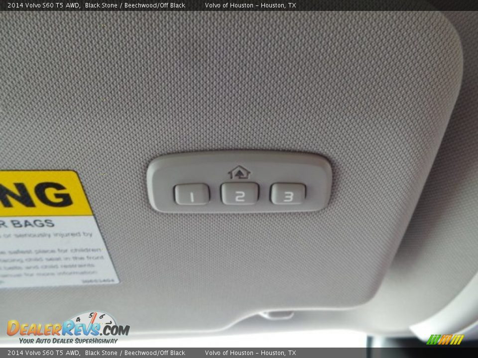 2014 Volvo S60 T5 AWD Black Stone / Beechwood/Off Black Photo #20