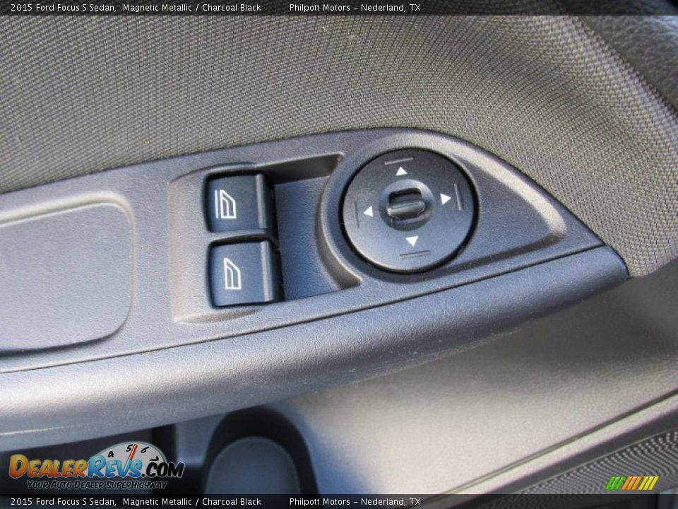2015 Ford Focus S Sedan Magnetic Metallic / Charcoal Black Photo #20