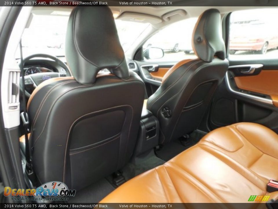 2014 Volvo S60 T5 AWD Black Stone / Beechwood/Off Black Photo #27