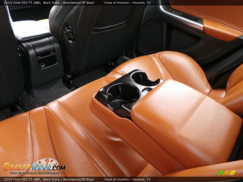 2014 Volvo S60 T5 AWD Black Stone / Beechwood/Off Black Photo #29