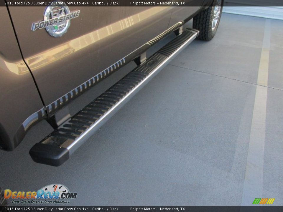 2015 Ford F250 Super Duty Lariat Crew Cab 4x4 Caribou / Black Photo #12
