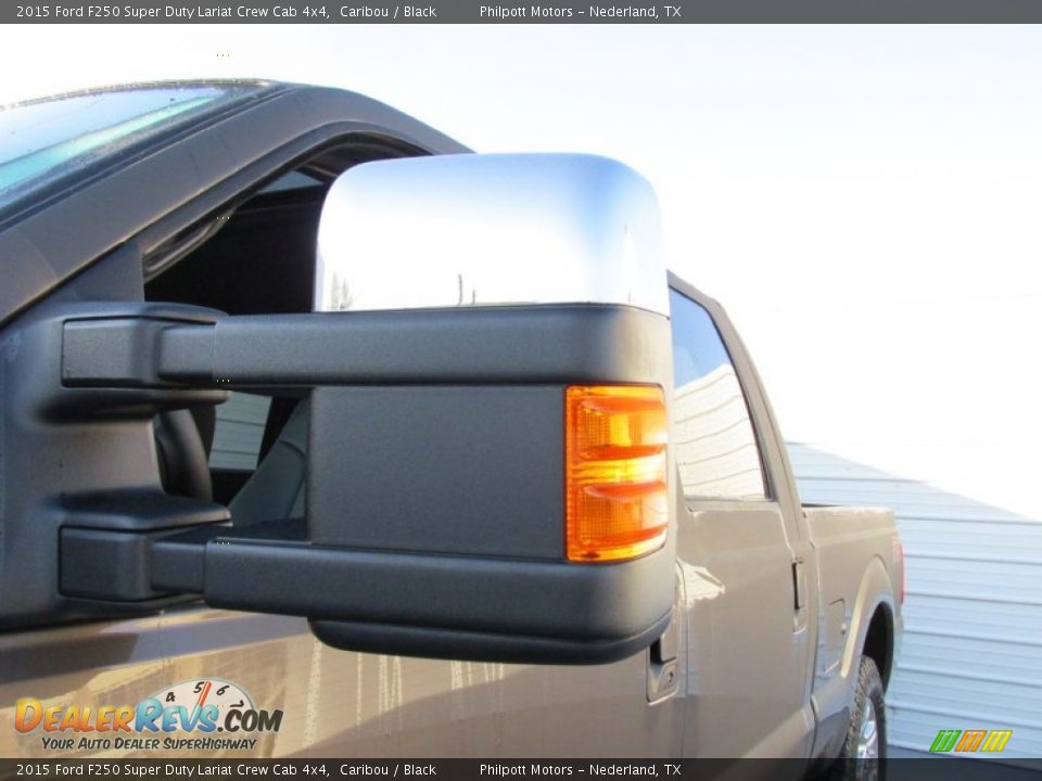 2015 Ford F250 Super Duty Lariat Crew Cab 4x4 Caribou / Black Photo #13