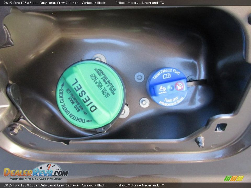 2015 Ford F250 Super Duty Lariat Crew Cab 4x4 Caribou / Black Photo #17
