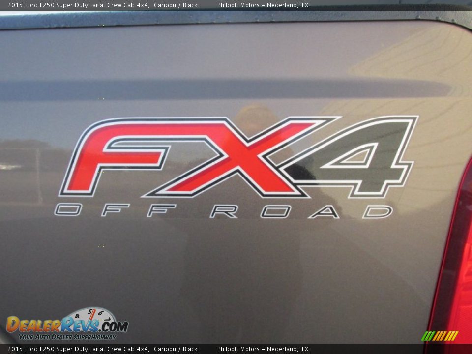 2015 Ford F250 Super Duty Lariat Crew Cab 4x4 Caribou / Black Photo #18