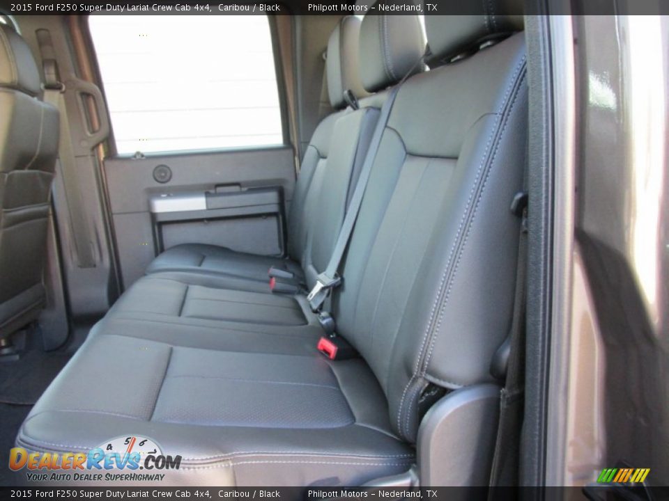 2015 Ford F250 Super Duty Lariat Crew Cab 4x4 Caribou / Black Photo #21