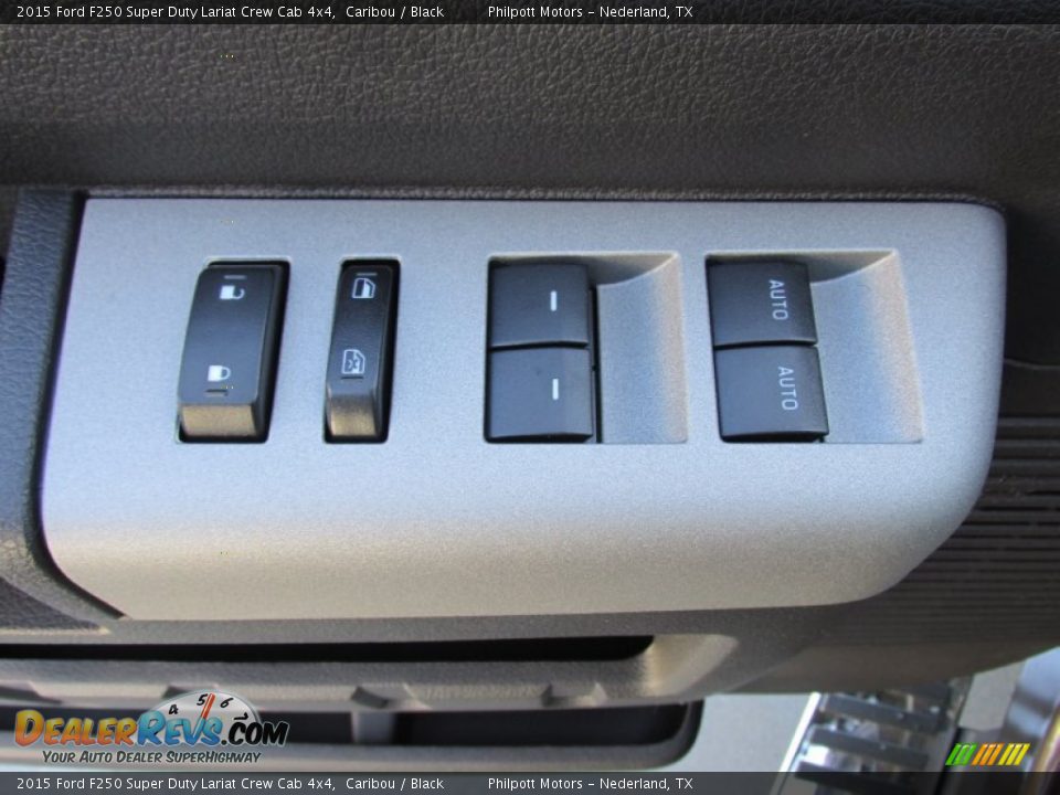 2015 Ford F250 Super Duty Lariat Crew Cab 4x4 Caribou / Black Photo #24