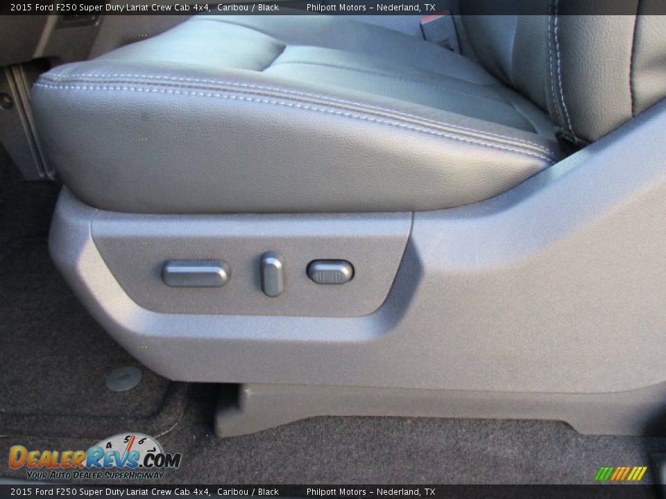 2015 Ford F250 Super Duty Lariat Crew Cab 4x4 Caribou / Black Photo #26