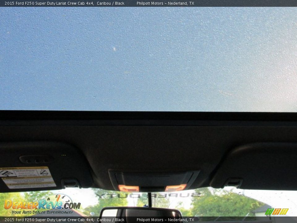 2015 Ford F250 Super Duty Lariat Crew Cab 4x4 Caribou / Black Photo #27