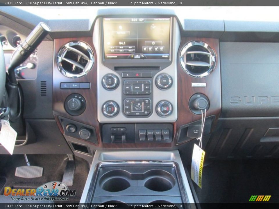 2015 Ford F250 Super Duty Lariat Crew Cab 4x4 Caribou / Black Photo #29