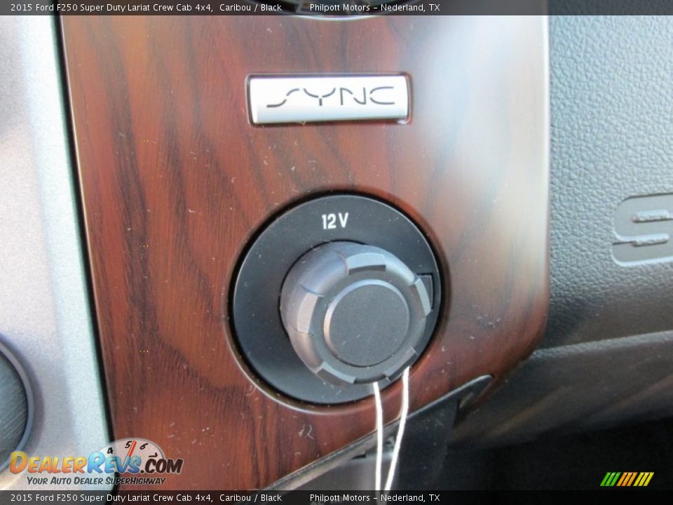 2015 Ford F250 Super Duty Lariat Crew Cab 4x4 Caribou / Black Photo #33