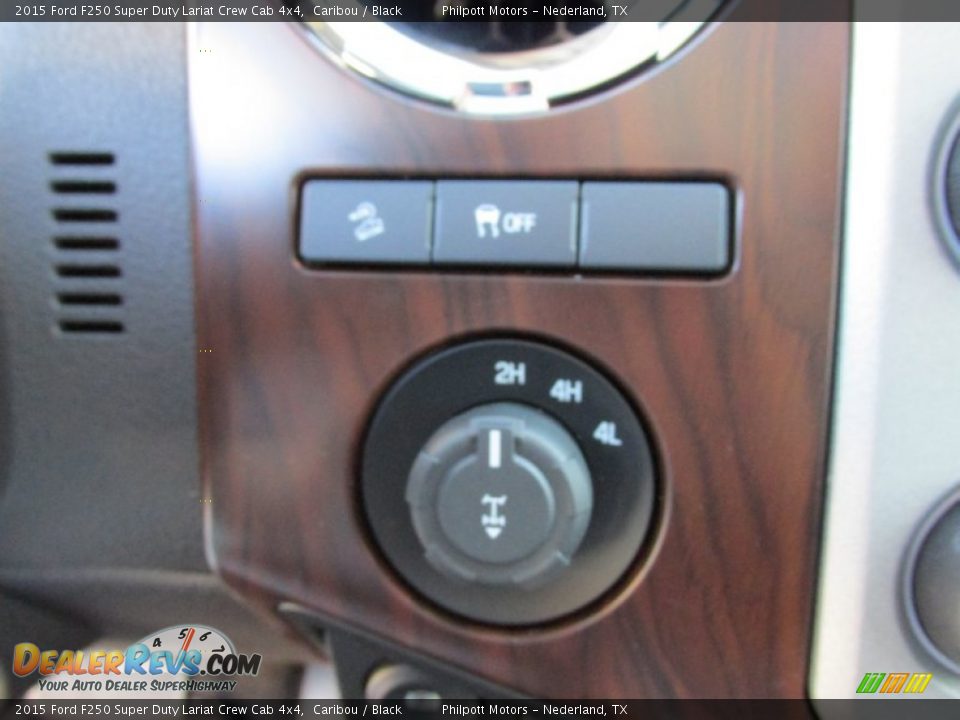 2015 Ford F250 Super Duty Lariat Crew Cab 4x4 Caribou / Black Photo #34