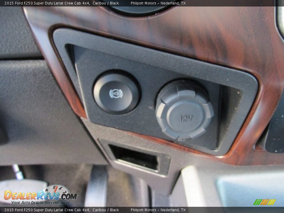 2015 Ford F250 Super Duty Lariat Crew Cab 4x4 Caribou / Black Photo #35