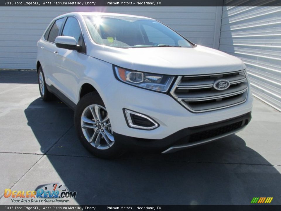 Front 3/4 View of 2015 Ford Edge SEL Photo #1