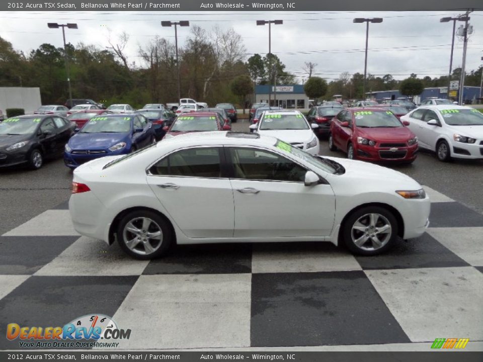 2012 Acura TSX Sedan Bellanova White Pearl / Parchment Photo #3