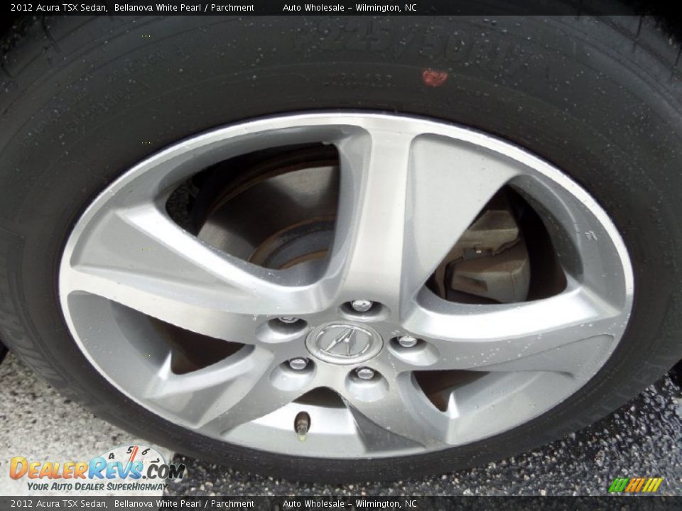 2012 Acura TSX Sedan Bellanova White Pearl / Parchment Photo #7