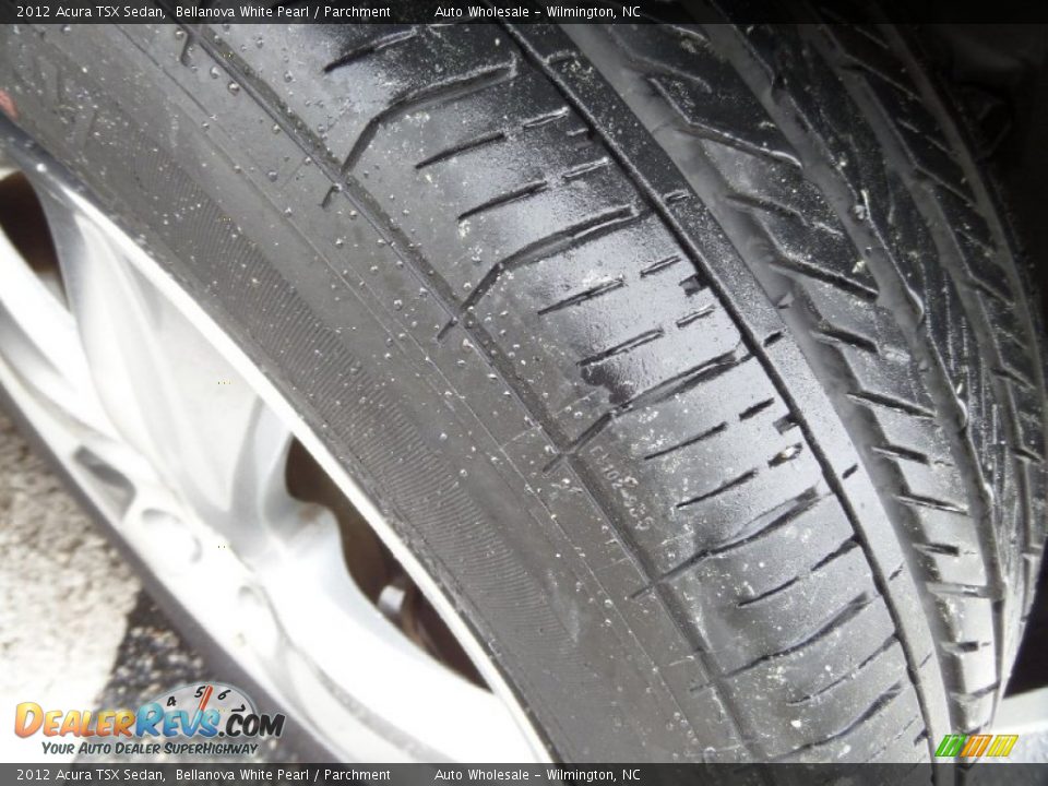 2012 Acura TSX Sedan Bellanova White Pearl / Parchment Photo #8