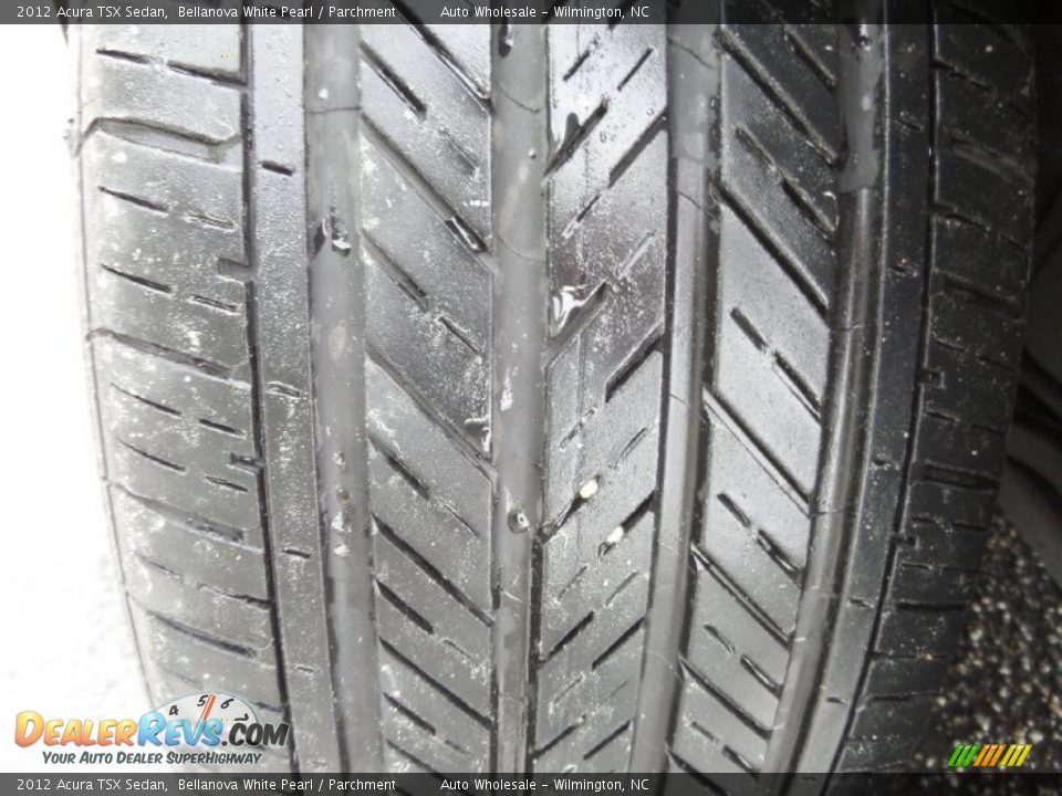 2012 Acura TSX Sedan Bellanova White Pearl / Parchment Photo #9