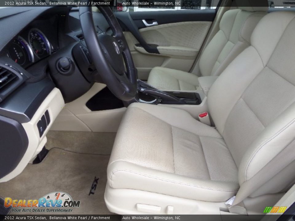 2012 Acura TSX Sedan Bellanova White Pearl / Parchment Photo #10