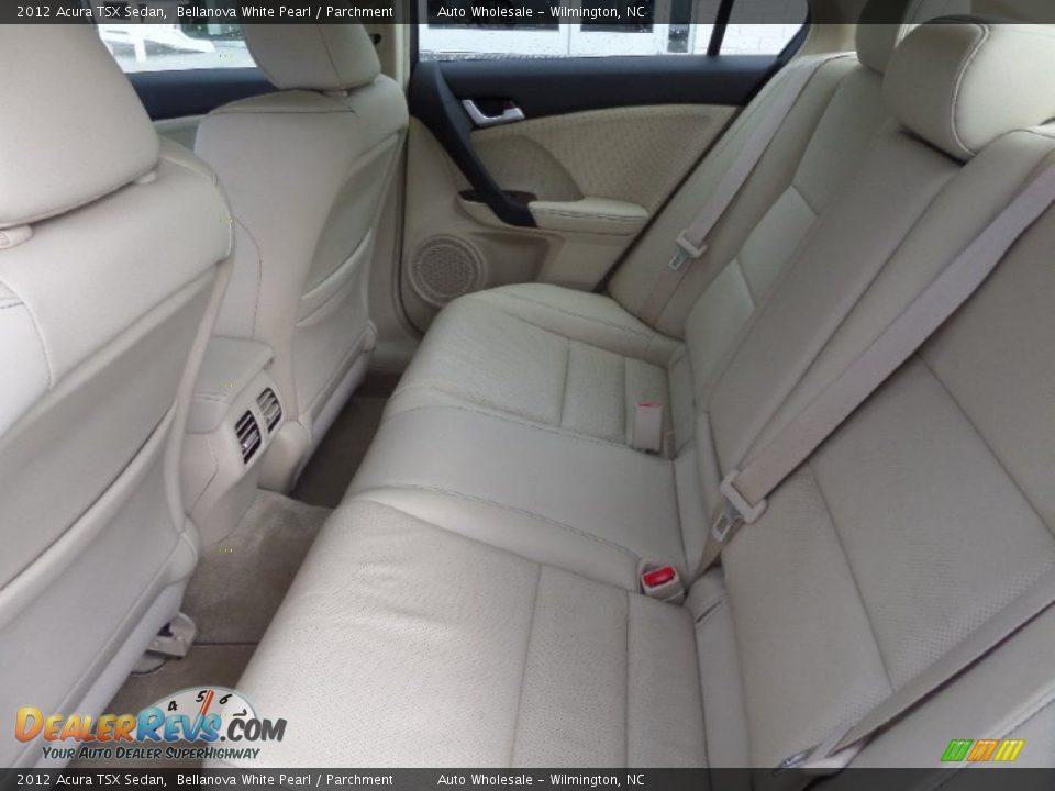 2012 Acura TSX Sedan Bellanova White Pearl / Parchment Photo #12