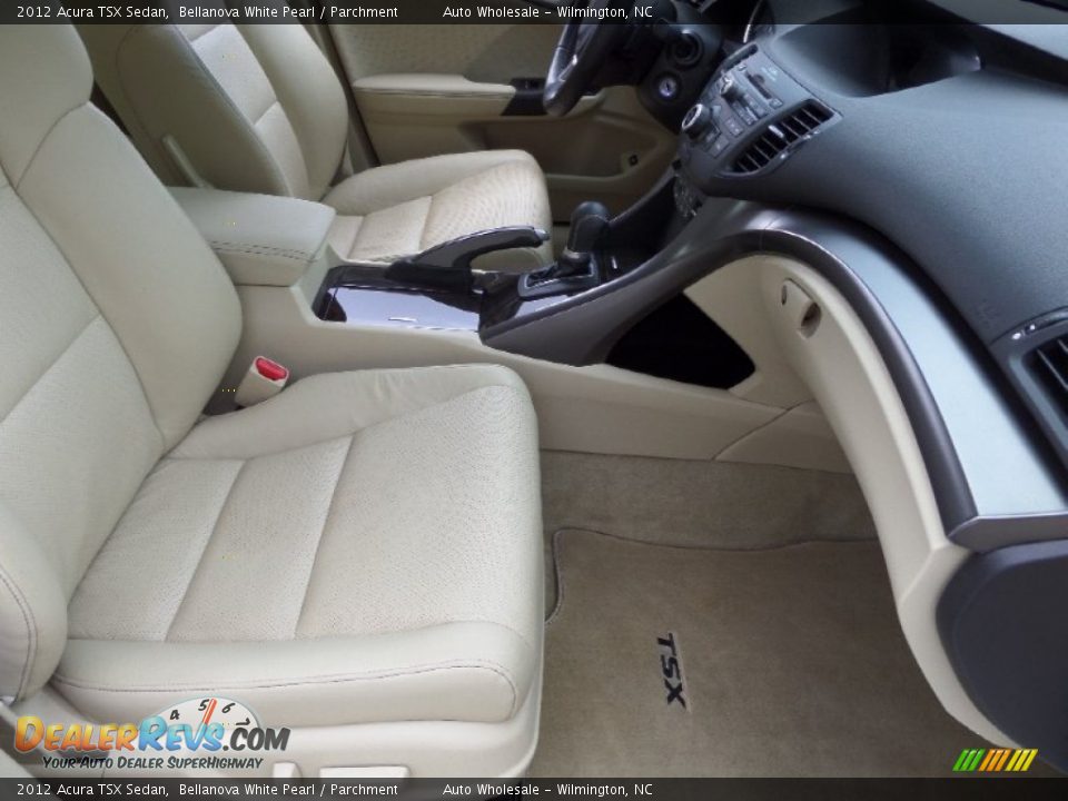 2012 Acura TSX Sedan Bellanova White Pearl / Parchment Photo #13
