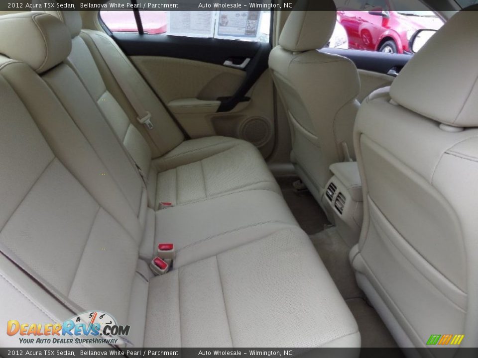 2012 Acura TSX Sedan Bellanova White Pearl / Parchment Photo #14