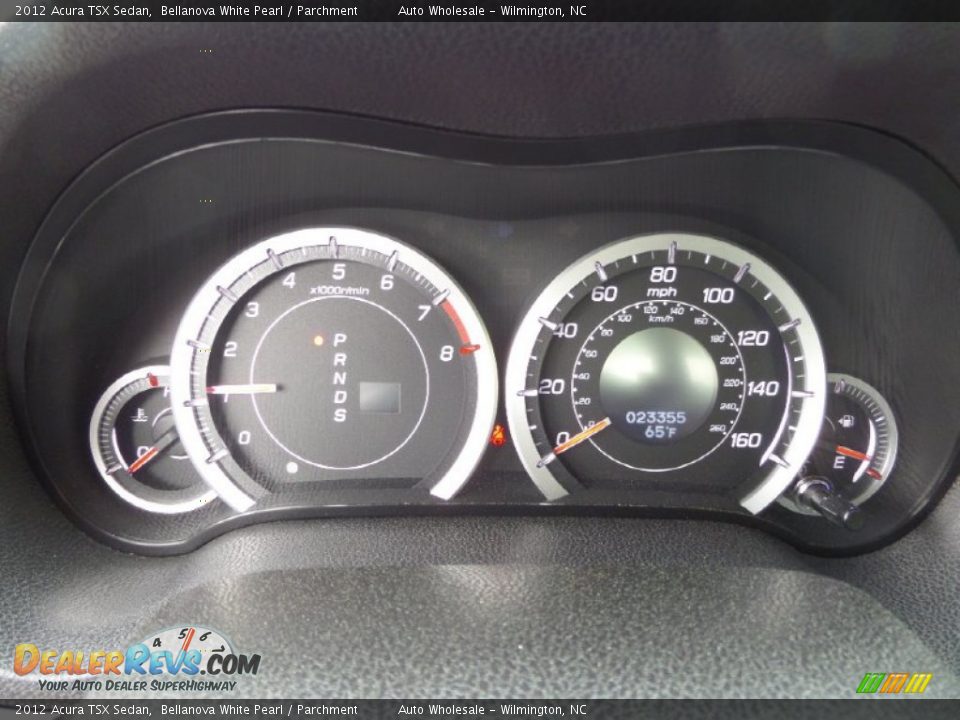 2012 Acura TSX Sedan Bellanova White Pearl / Parchment Photo #16