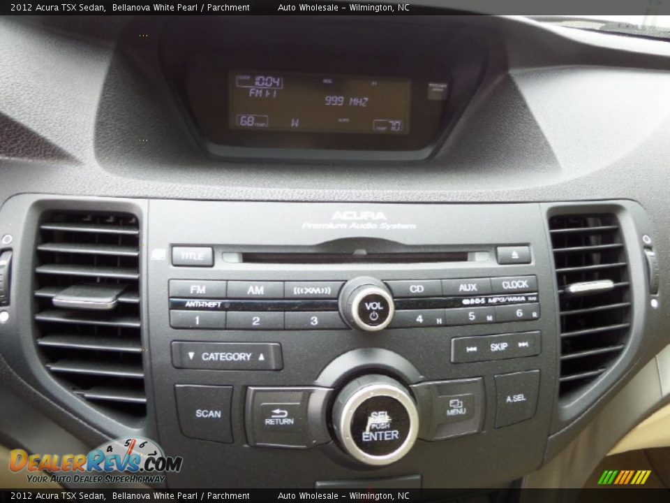 2012 Acura TSX Sedan Bellanova White Pearl / Parchment Photo #17