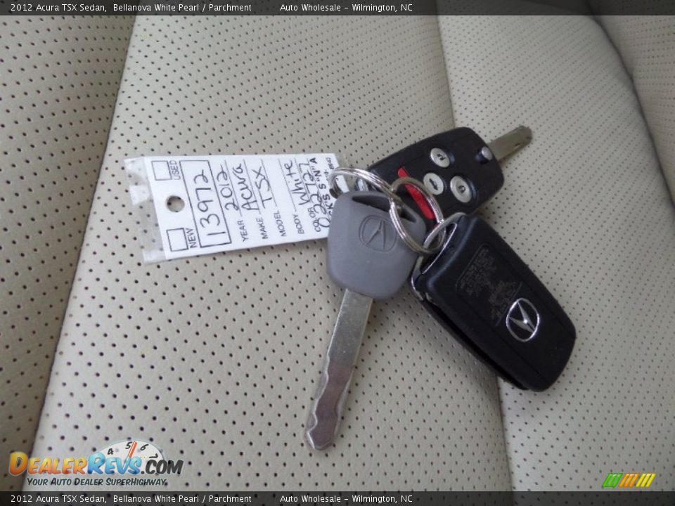 2012 Acura TSX Sedan Bellanova White Pearl / Parchment Photo #20