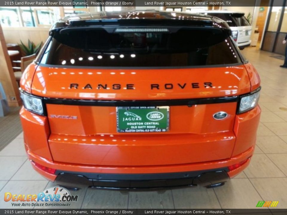 2015 Land Rover Range Rover Evoque Dynamic Phoenix Orange / Ebony Photo #5