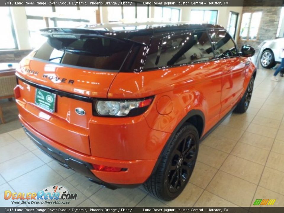 2015 Land Rover Range Rover Evoque Dynamic Phoenix Orange / Ebony Photo #6