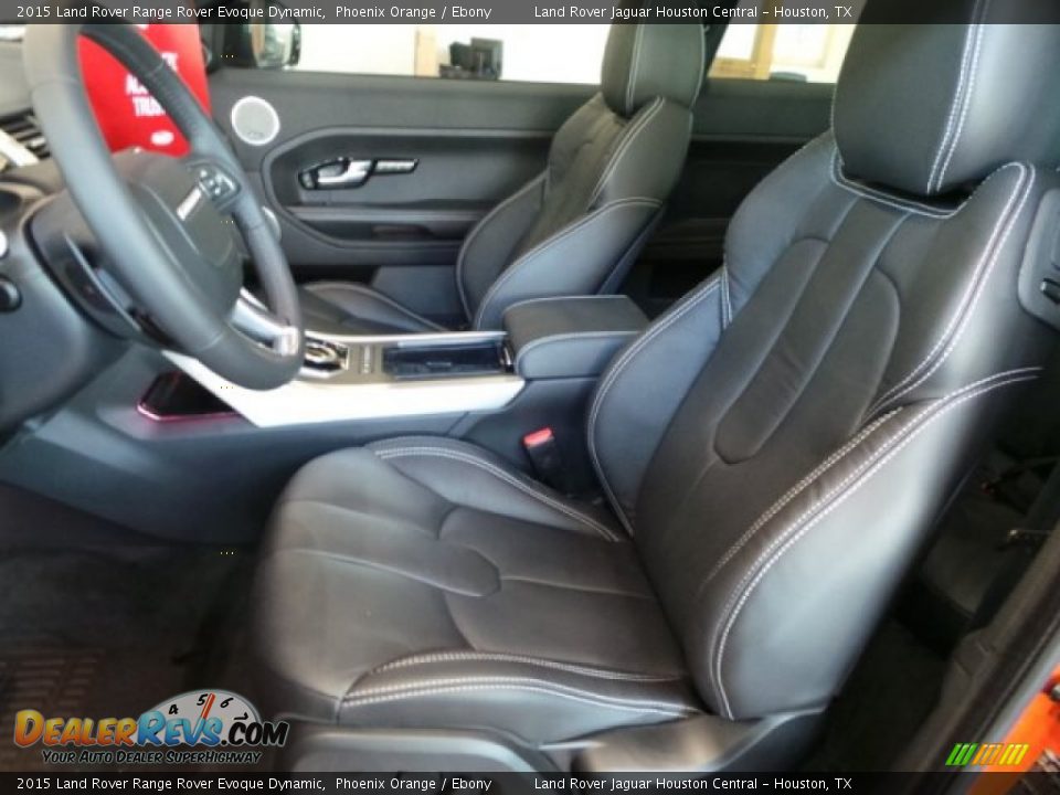 Front Seat of 2015 Land Rover Range Rover Evoque Dynamic Photo #11