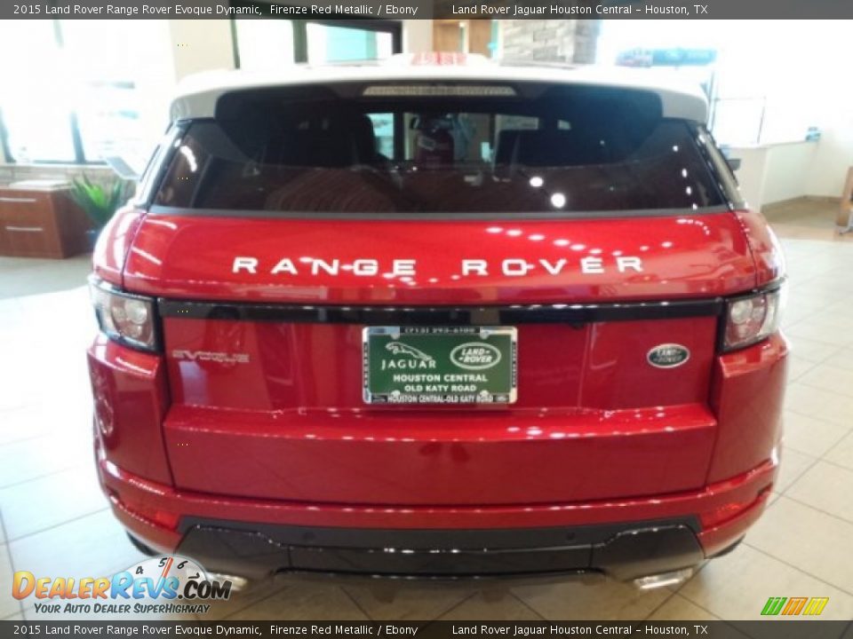2015 Land Rover Range Rover Evoque Dynamic Firenze Red Metallic / Ebony Photo #6