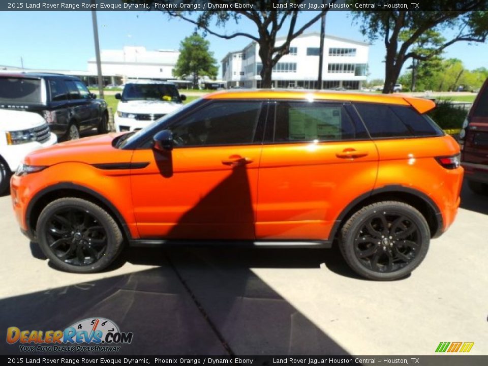 2015 Land Rover Range Rover Evoque Dynamic Phoenix Orange / Dynamic Ebony Photo #5