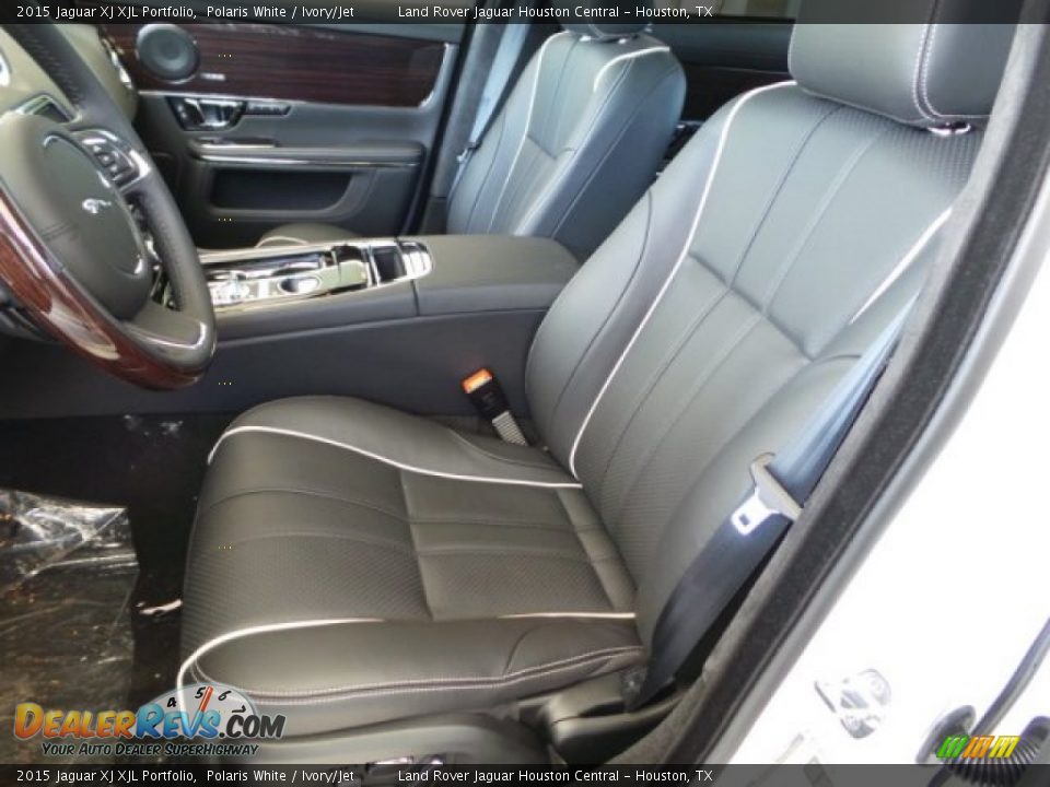 Front Seat of 2015 Jaguar XJ XJL Portfolio Photo #13