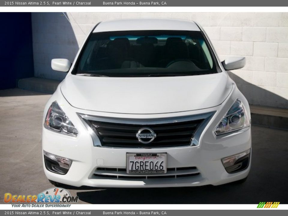 2015 Nissan Altima 2.5 S Pearl White / Charcoal Photo #7