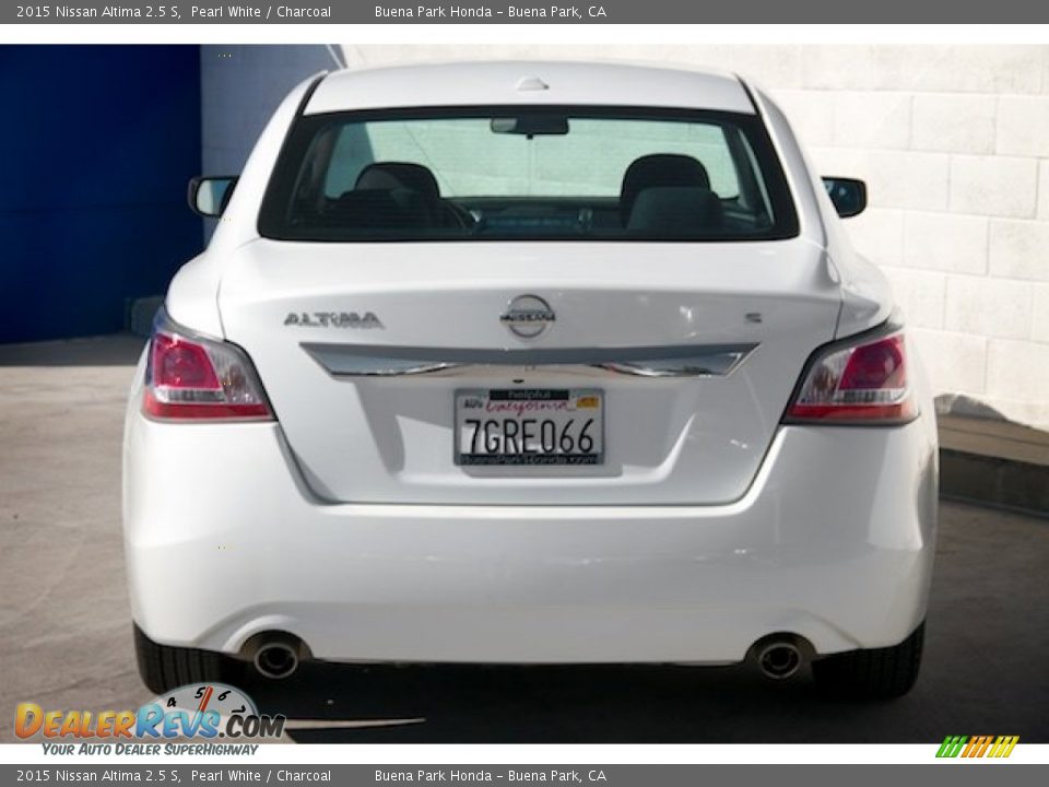 2015 Nissan Altima 2.5 S Pearl White / Charcoal Photo #9