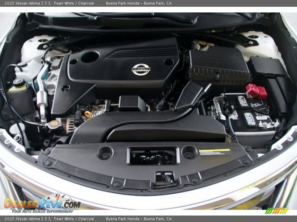 2015 Nissan Altima 2.5 S Pearl White / Charcoal Photo #26