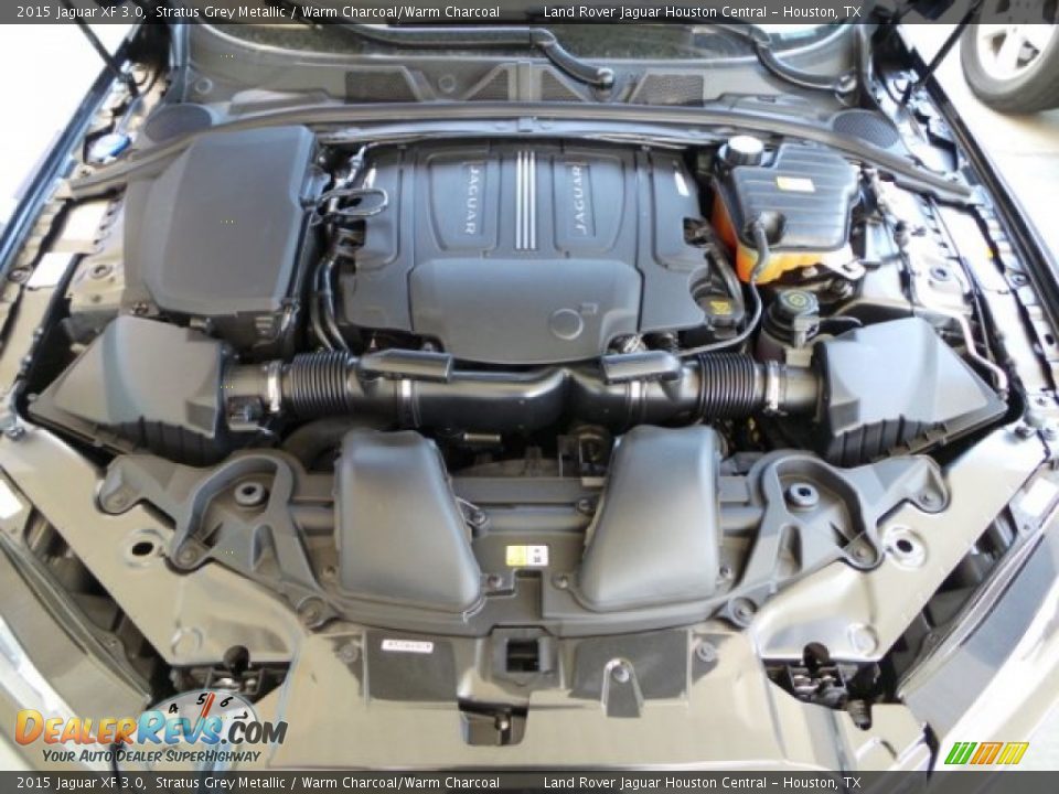 2015 Jaguar XF 3.0 Stratus Grey Metallic / Warm Charcoal/Warm Charcoal Photo #30