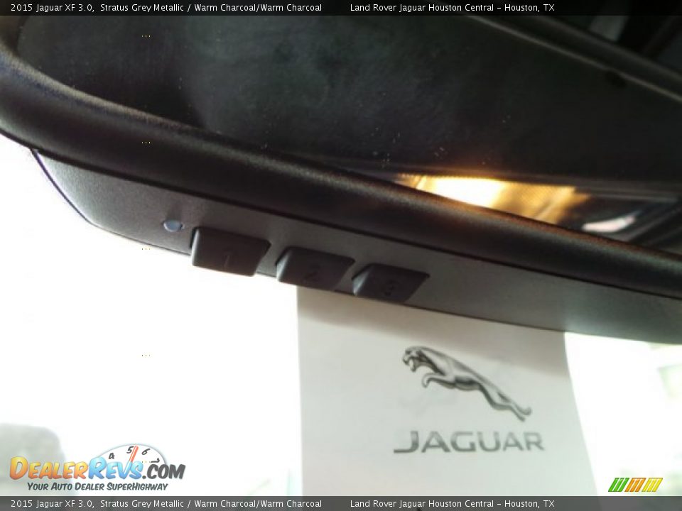 2015 Jaguar XF 3.0 Stratus Grey Metallic / Warm Charcoal/Warm Charcoal Photo #17