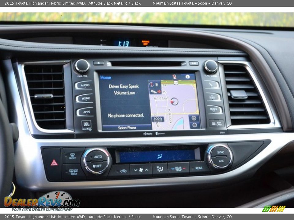 Navigation of 2015 Toyota Highlander Hybrid Limited AWD Photo #6